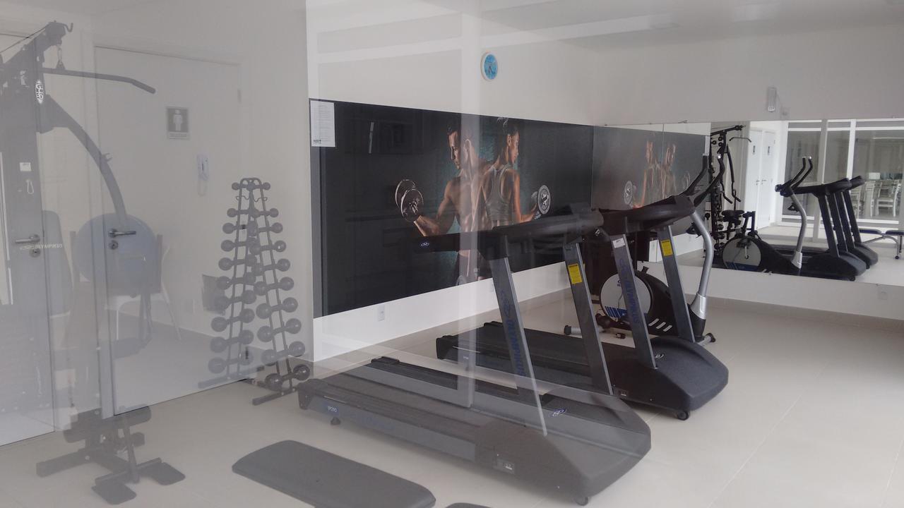 Apartamento Frente Para A Piscina A Uma Quadra Da Praia Florianópolis 외부 사진