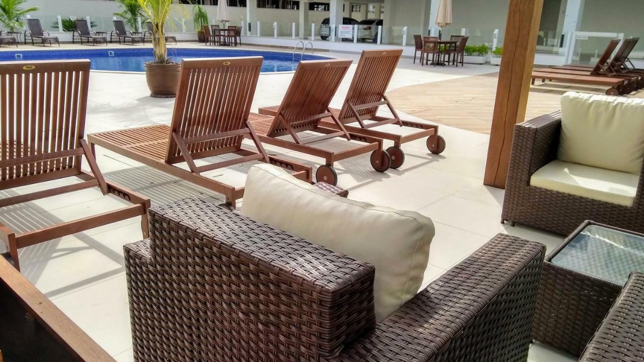 Apartamento Frente Para A Piscina A Uma Quadra Da Praia Florianópolis 외부 사진